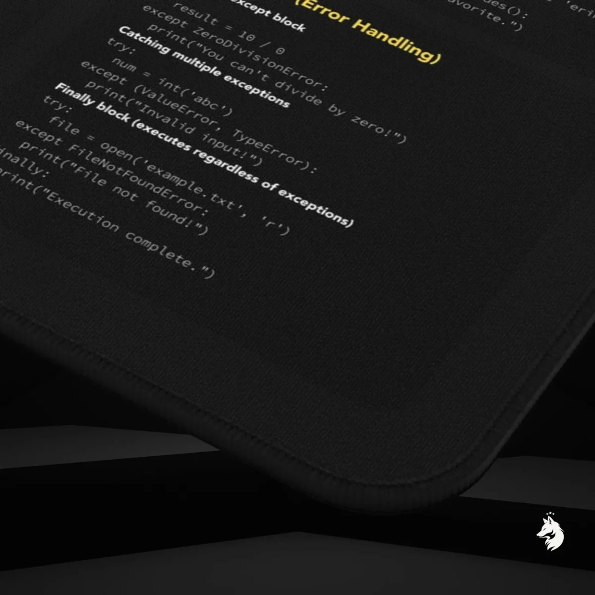 Python Cheat Sheet Deskmat – Learn Python Fast & Efficient - Image 5