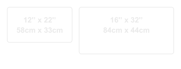 Shortcut Desk Mat Sizes image