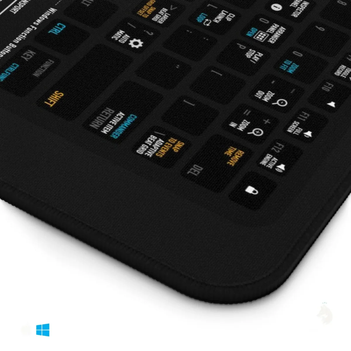 Bitwig keyboard shortcut mat with DAW hotkeys, productivity guide, and home studio workflow booster.