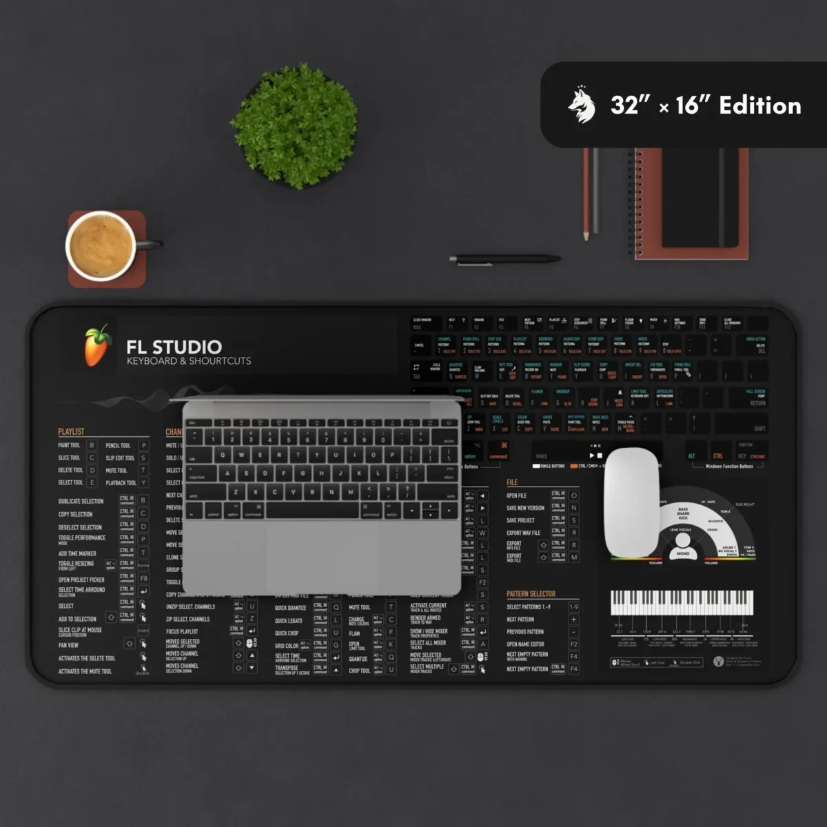 FL Studio Shortcuts Deskmat for Beatmakers & Creators - Image 3