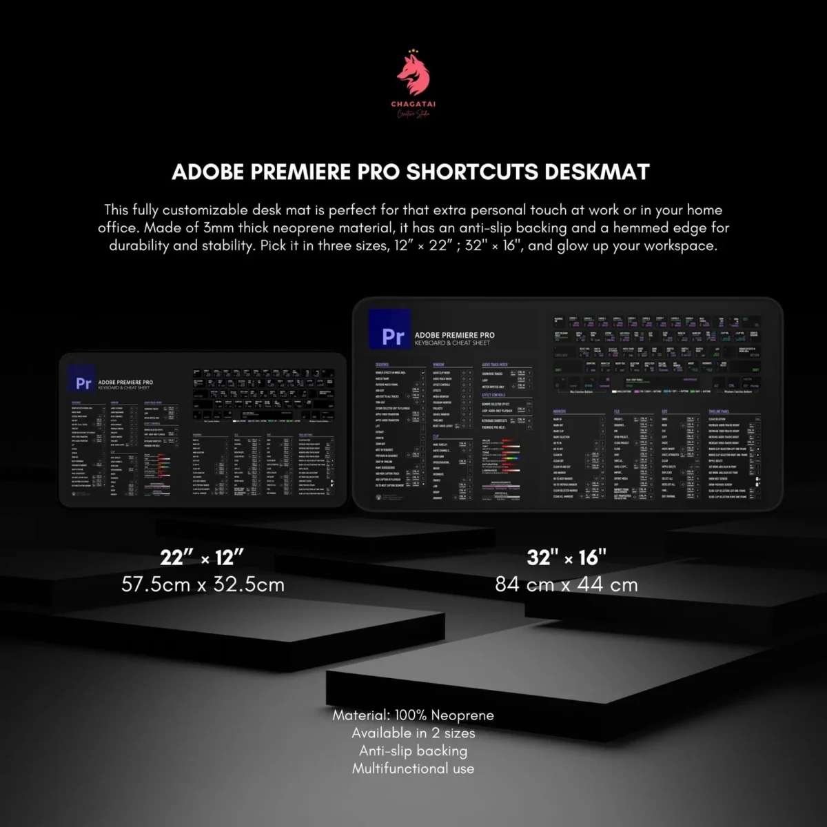 Premiere Pro Shortcuts Deskmat for Video Editors - Image 4